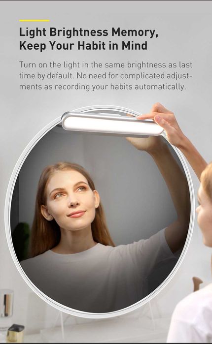 Baseus Led магнитная лампа с бесступенчатой ​​регулировкой яркости