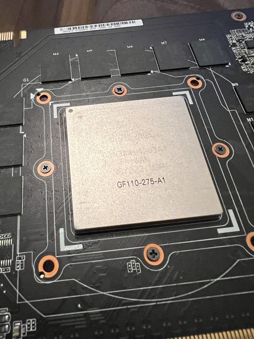 Видео карта GPU ASUS GTX570 DirectCU II 1.28GB GDDR5 320bit КАТО НОВА