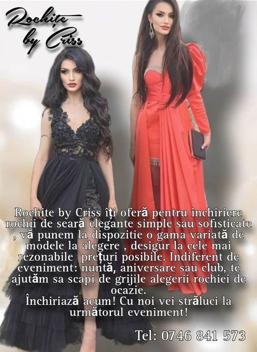 Inchiriez rochii de evenimente in Oradea si imprejurimi