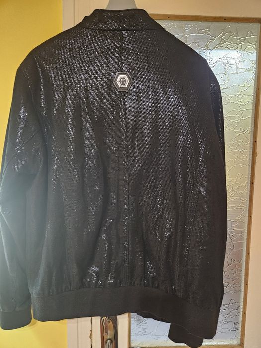 Geacă Philipp Plein – 100% piele naturală de miel (Lambskin) – XXL