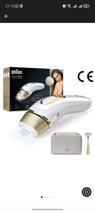 Epilator IPL Braun Silk-expert PRO 5 PL5052 Senzor automat