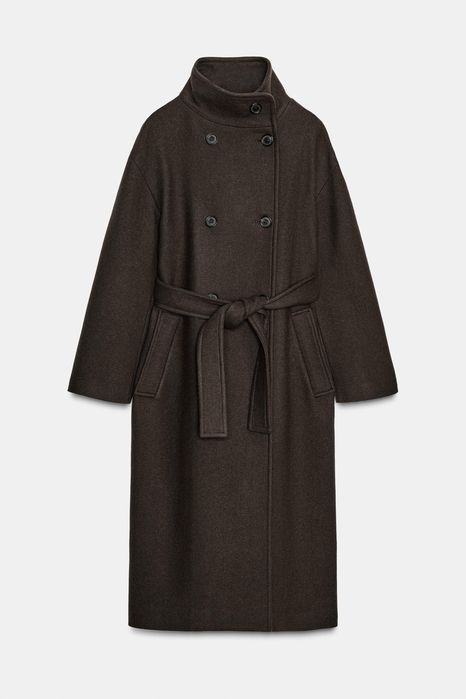палто 100% вълна zara