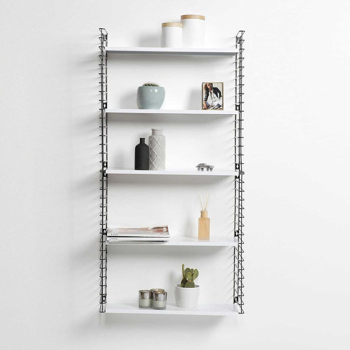 Tomado rafturi etajere perete sistem modular metal Adriaan Dekker