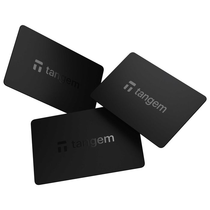 Tangem Wallet Крипто кошелек 3 карты. Black