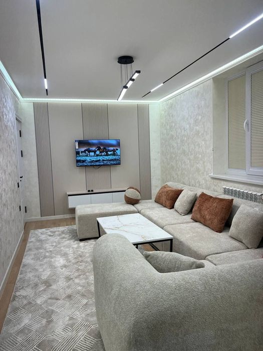 Продам Шикарную Евроремонт с мебелью и техникой  3*4/1/4 Авиагородок