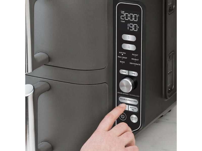 Еър Фрайър с Две Зони и 6 Функции за Готвене Ninja SL400EUCP, 9.5L