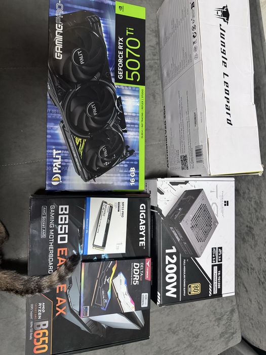 5070ti palit - 7- 9800x3D