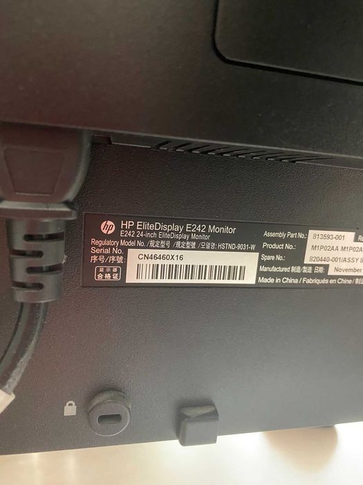 Monitor HP EliteDisplay E242, 24''