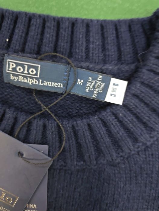 Pulover Polo Ralph Lauren bear print RL Tricotat