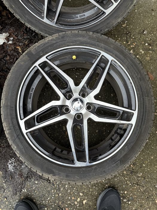 Джанти с гуми 5х100 за Skoda, VW, Seat