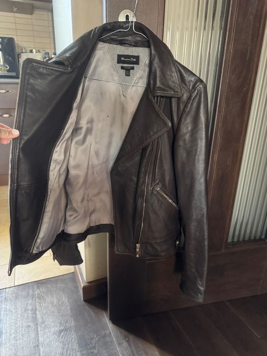 Massimo Dutti кожено дамско яке - размер М