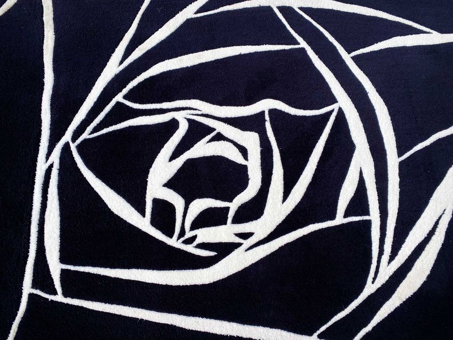 РАЗПРОДАЖБА - 40€. Модерен Абстрактен Килим HAMPTON - Цветя - Роза