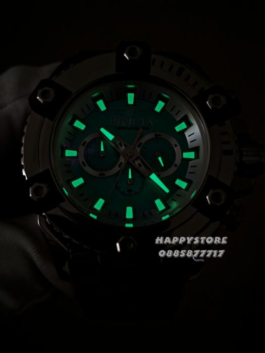 INVICTA Falcon Swiss Full metal Silver 56 mm, Инвикта нов мъжки часовник