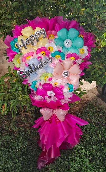 Букет от шарени балони