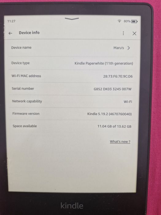 Kindle paperwhite 11th gen 7"