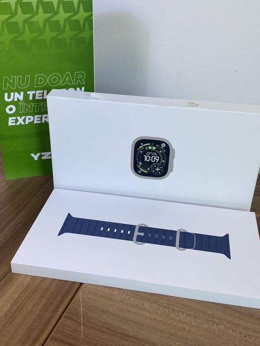 Apple Watch Ultra 3 49 mm, GPS+Cellular, Natural Titanium, Desigilat, Cod produs: 8759