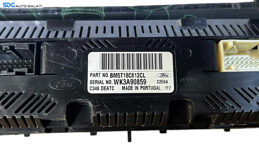 Panou Modul Unitate Comanda AC Aer Conditionat Clima Climatronic Ford Kuga 2 2012 - 2018 Cod BM5T-18C612-CL [LC0684]