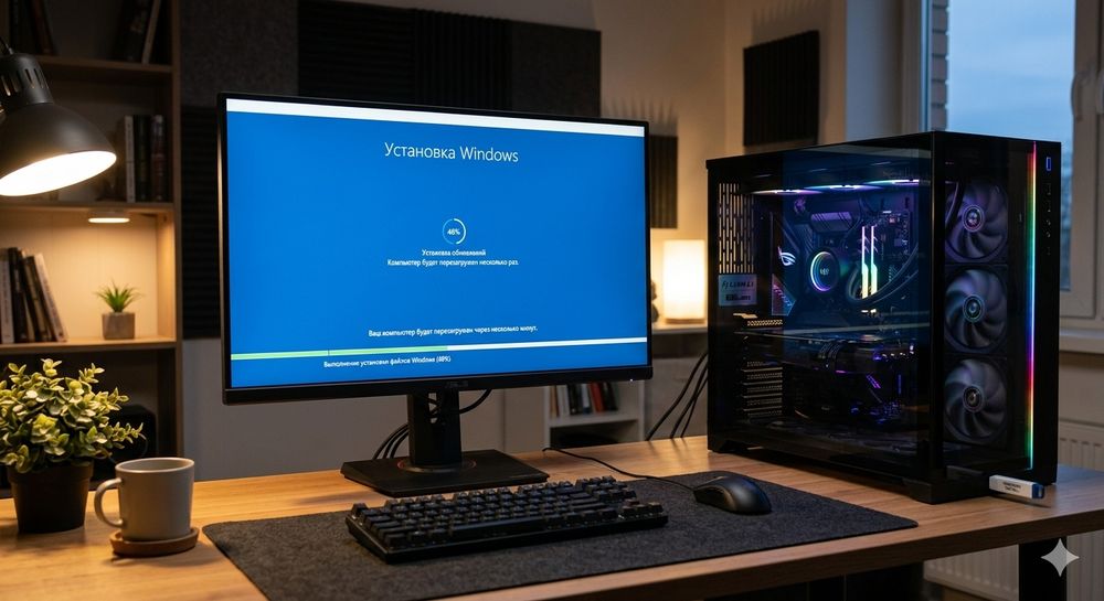 Установка Windows Переустановка Windows. Виндовс. Программист. Windows