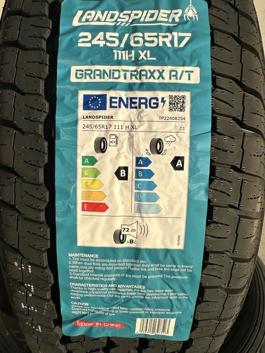 Нови джипови гуми LANDSPIDER GRANDTRAXX A/T 245/65R17 111H XL БОРД 2456517