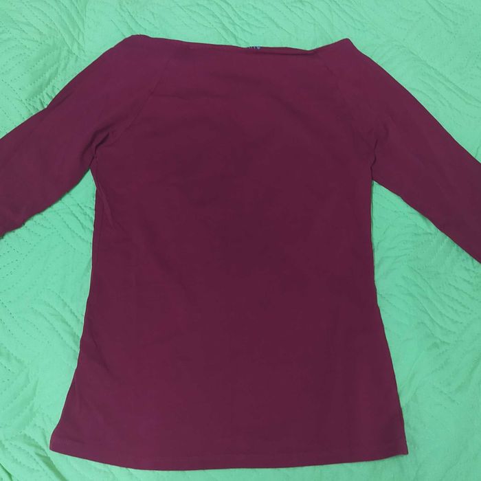 Червена пролетно-есенна блуза, S