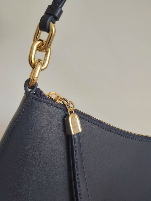 Furla navy blue чанта