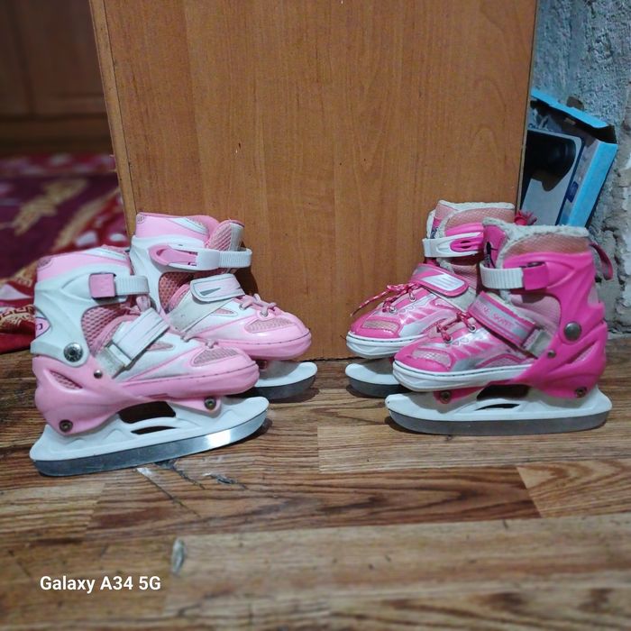 коньки детские размер s 2 пары