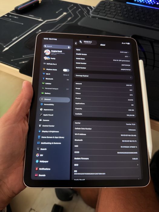 Ipad Air 5 2022 5G 256 Gb