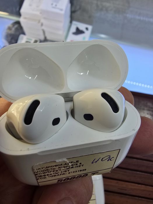 Airpods 4 оригинал без шумодава Магазин Реал