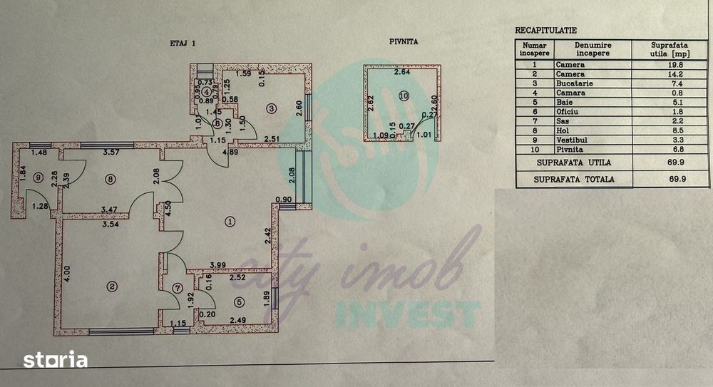 Apartament 2 camere | Renovat integral