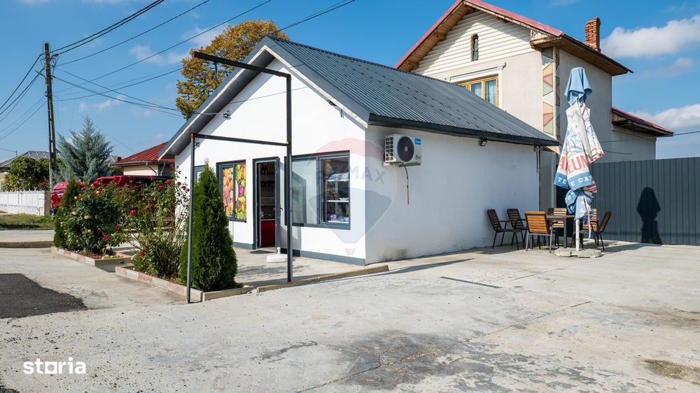 Vanzare vila si spațiu comercial, gradina si garaj-zona Corbii Mari