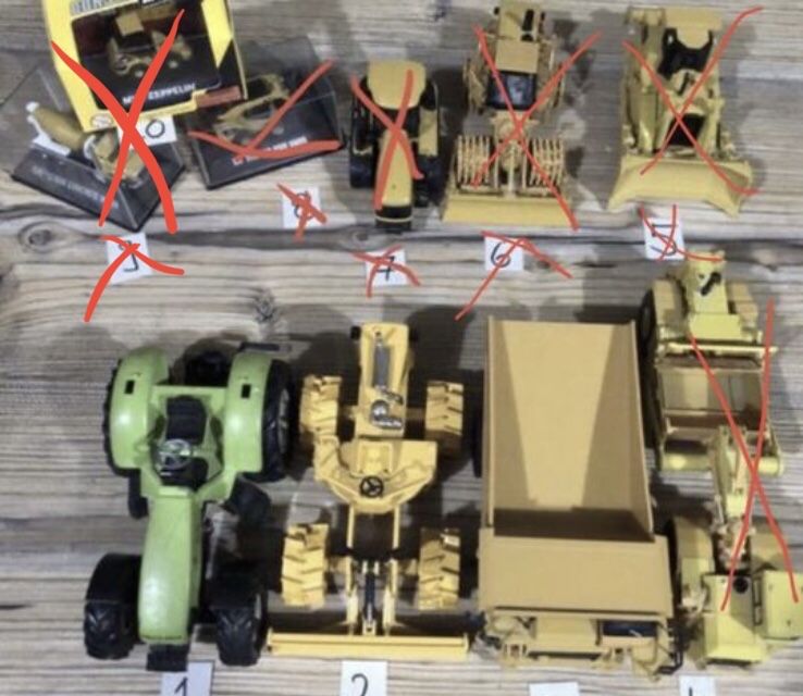 Макети на строителни машини различни мащаби