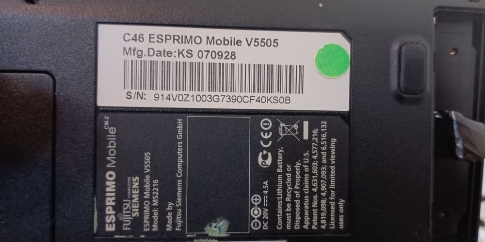 Fujitsu Siemens ESPRIMO Mobile