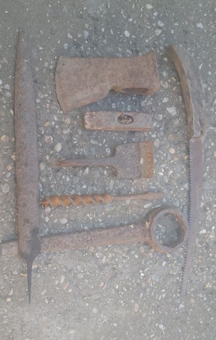 Fier calcat lampa unelte -vechi