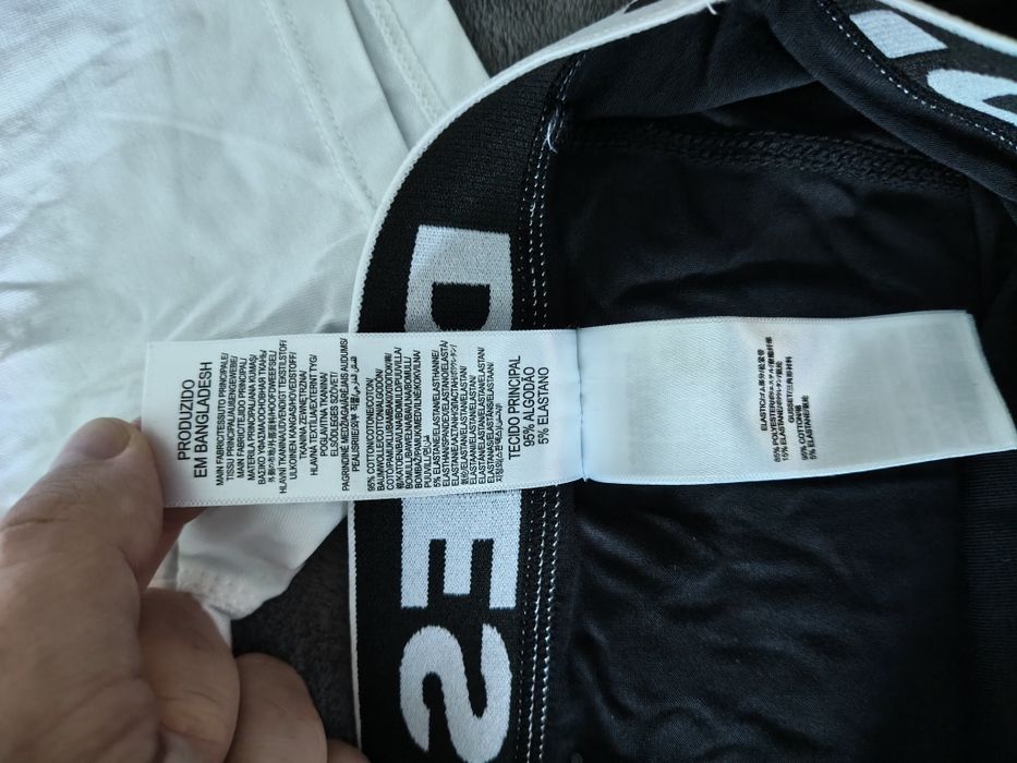 Diesel set 3 boxeri barbatesti alb-negru-negru  mărimea S noi originali