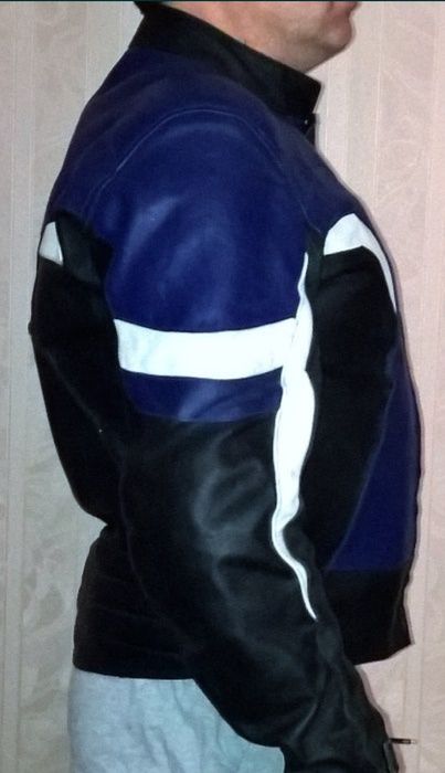 Куртка кожаная с защитой