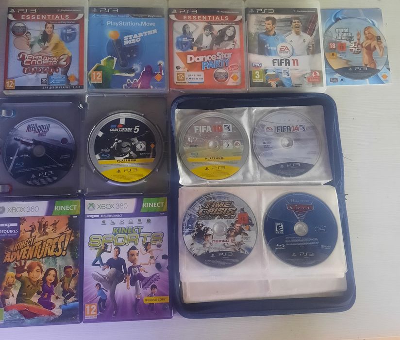 Диски для Playstation 4, Playstation 3, PSP, Xbox360