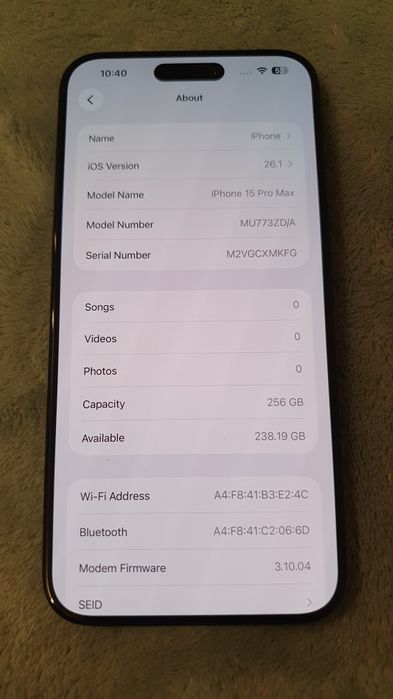 Iphone 15 Pro Max 256GB Neverlock Impecabil