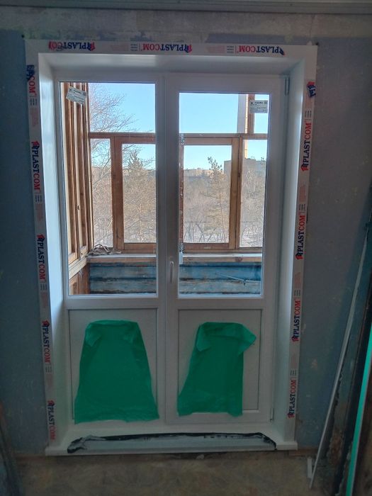 Балконы, окна, откосы.