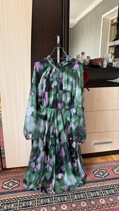 Платье женское зеленое