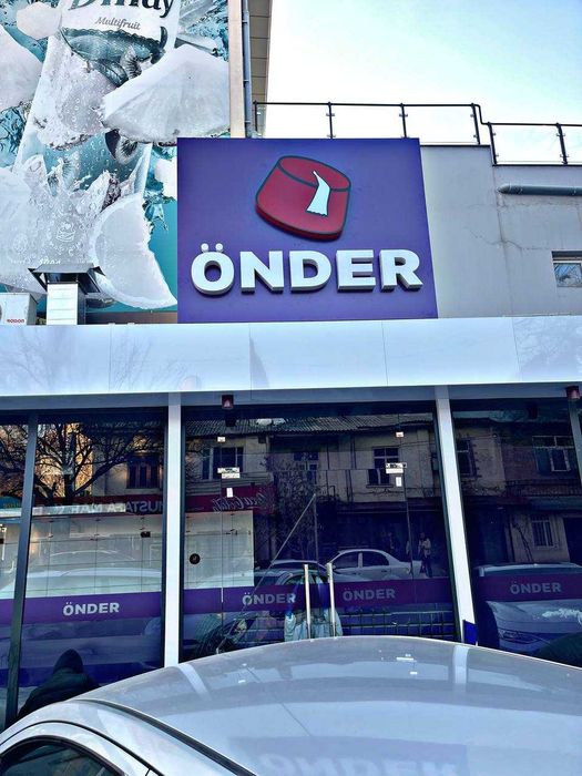 Tashqi reklama yonadigon harflar banner stend oracal nakleyka brend