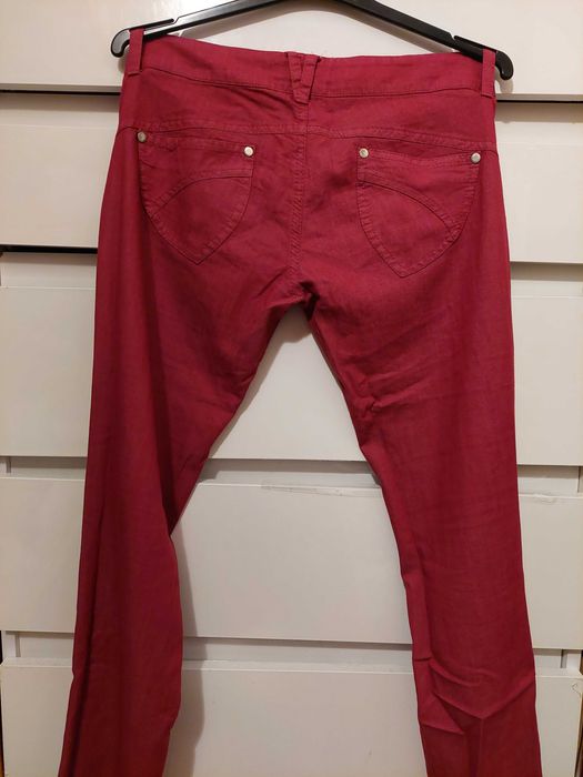 Blugi/jeans Tiffani, trandafiriu, marime 38 - TRANSPORT GRATUIT