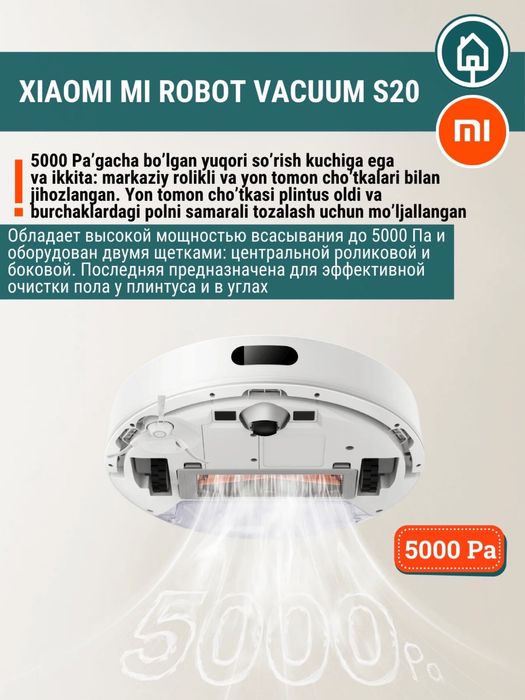 Xiaomi Robot vacuum cleaner S20.S20 plus робот пылесосы robot pilesos