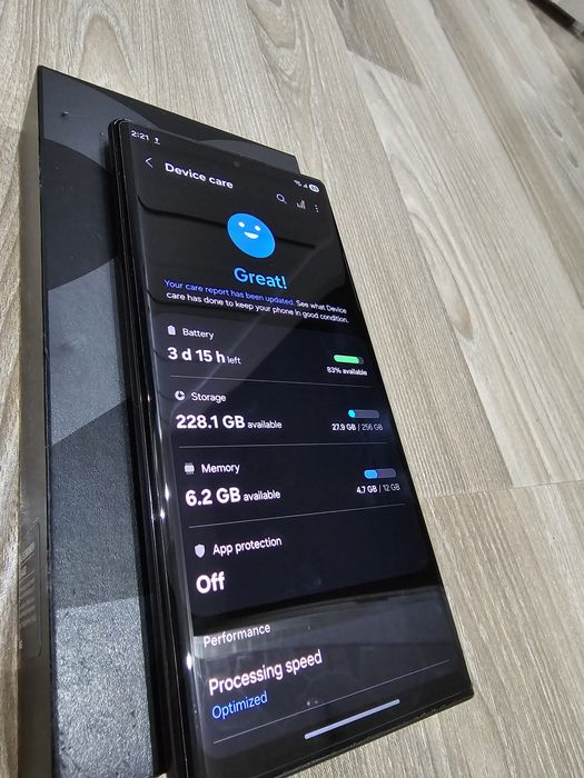 Продам Samsung S22 Ultra Phantom Black 12/256 коробка док.