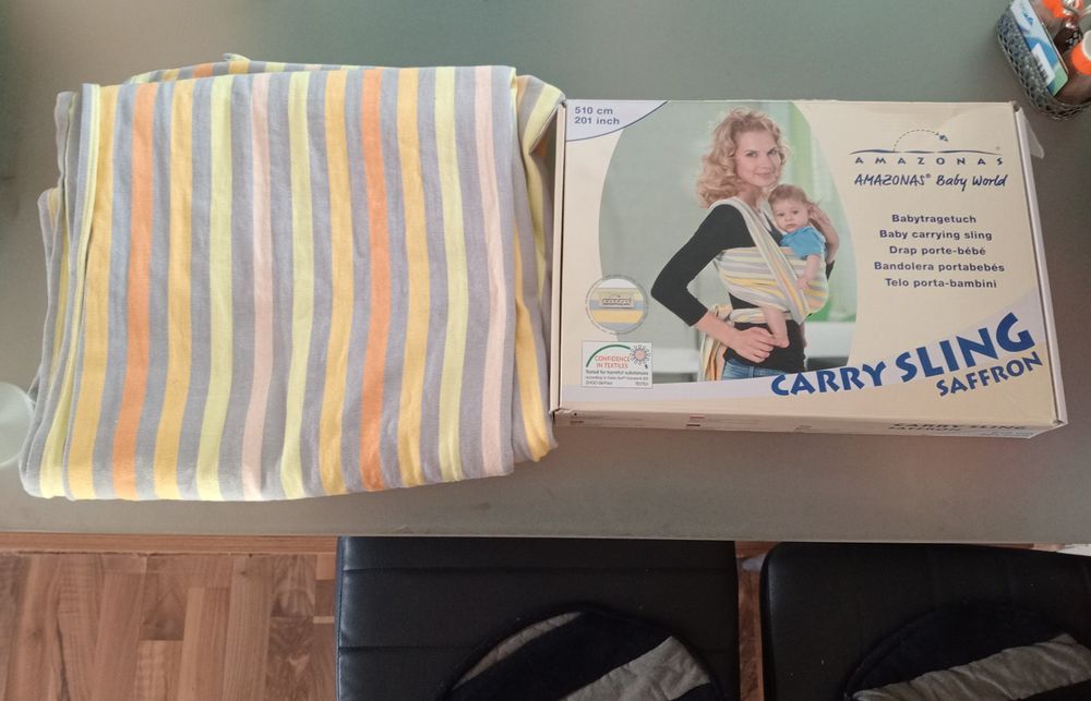 Wrap tesut si suport de vanita bebe