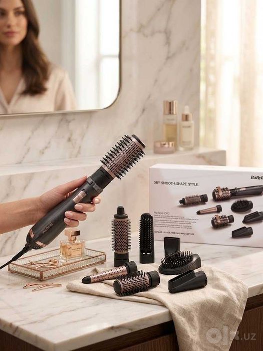 Фен щётка BaByliss Pro Style AS967ROE максимальная комплектация.