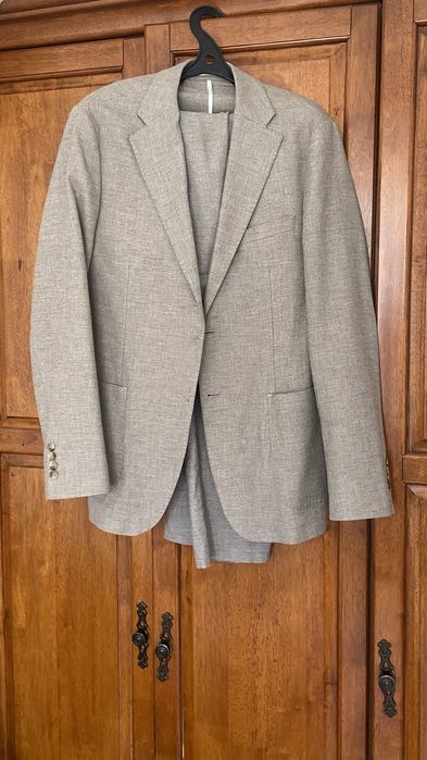 Костюм лён материала