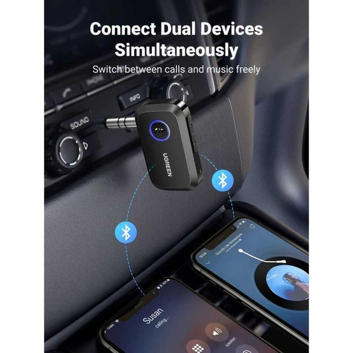 Аудио ресийвър Ugreen CM596 Bluetooth 5.3 AUX (90748)