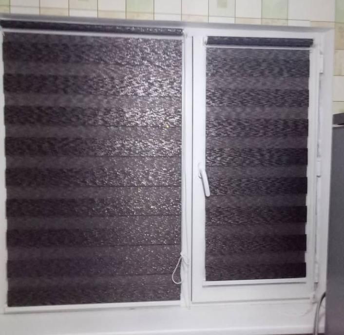 "Зебра" ролл-шторы День-ночь.