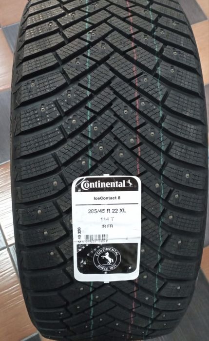 285/45/22 Continental Ice Contact 8 шипы