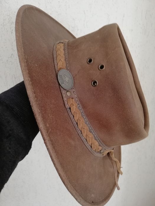 Pălărie piele naturala Australia Scippis mărimea 56